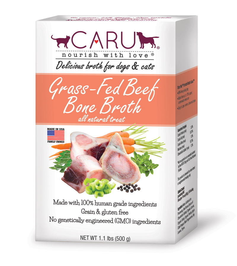 CARU GrassFed Beef Bone Broth for Dogs & Cats 500 G (1.1 lbs