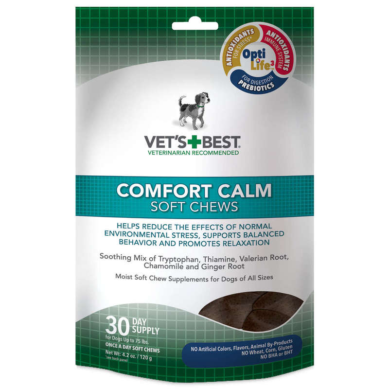 Vet's Best Comfort Calm Dog Soft Chews - Dry Dog Food Online | Pet ...