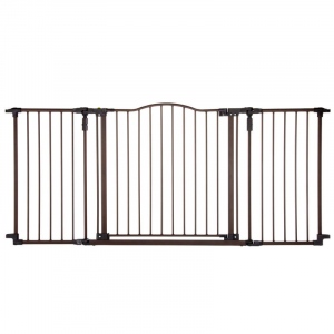 43/" x 31/" Kidco Angle Mount Wood Safeway Wall Mounted Pet Gate Cherry 28.5/"